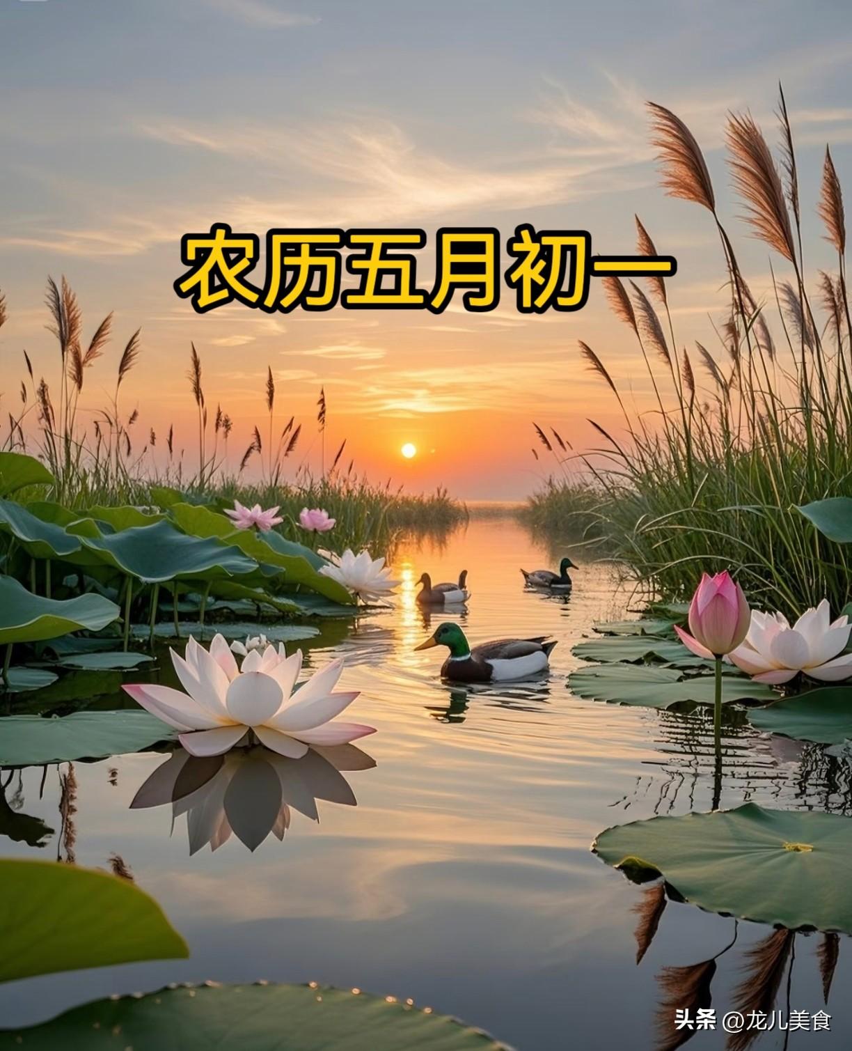 不是迷信！明日五月初一，记得：1不洗，2不去，3不吃，别大意
 
“五月榴花照眼