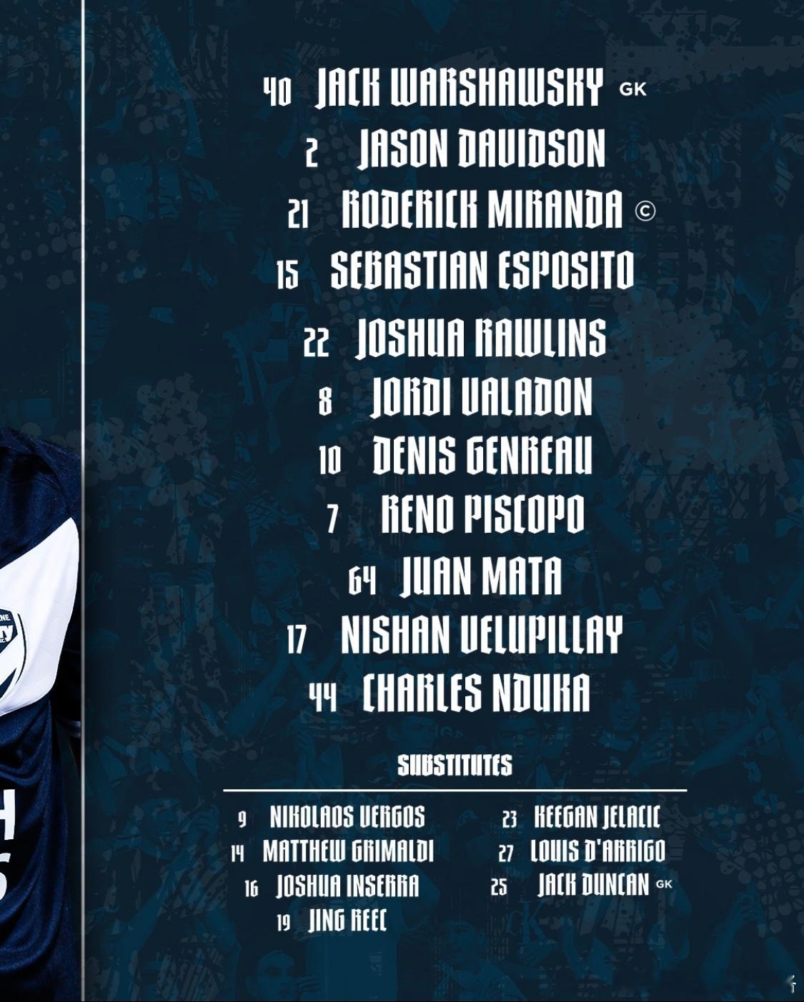 凤凰vs墨尔本胜利：埃泽PK马塔，韦卢皮莱、长泽和辉首发2月6日澳超第16轮，惠