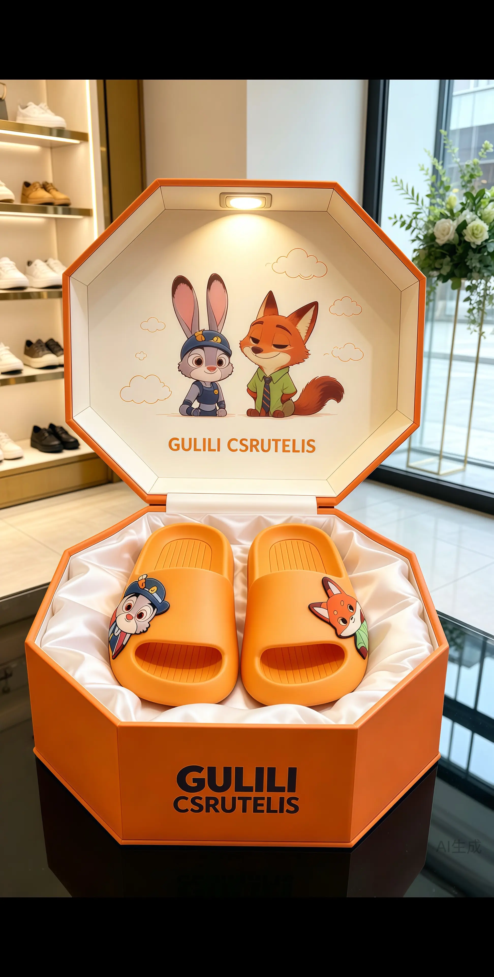 亲子拖鞋洗澡拖鞋 儿童拖鞋卡通拖鞋 朱迪尼克