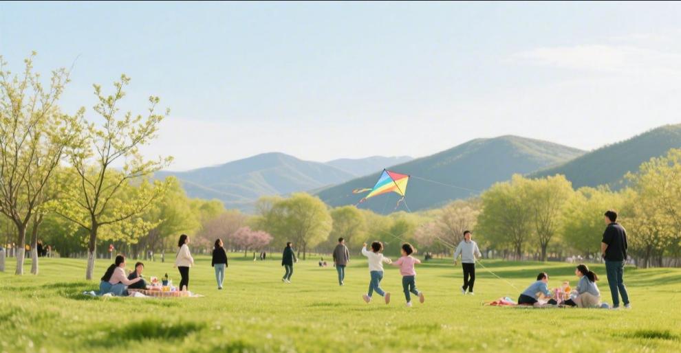 感觉离春季踏青还有好几个月，现在还是黄秃秃的景色