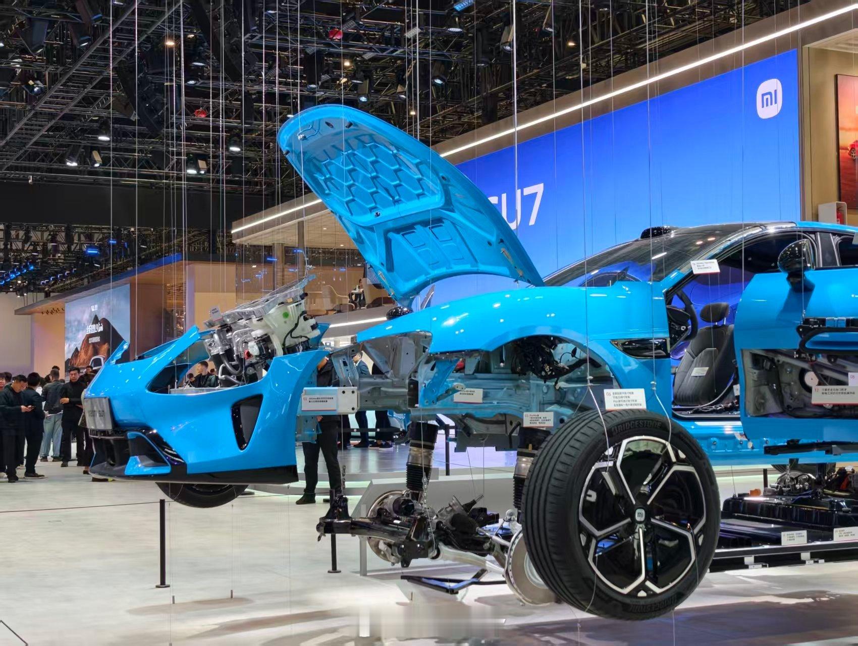 北京车展看新SU7真材实料 真有实力就得展示出来，2200MPa汽车行业量产最高