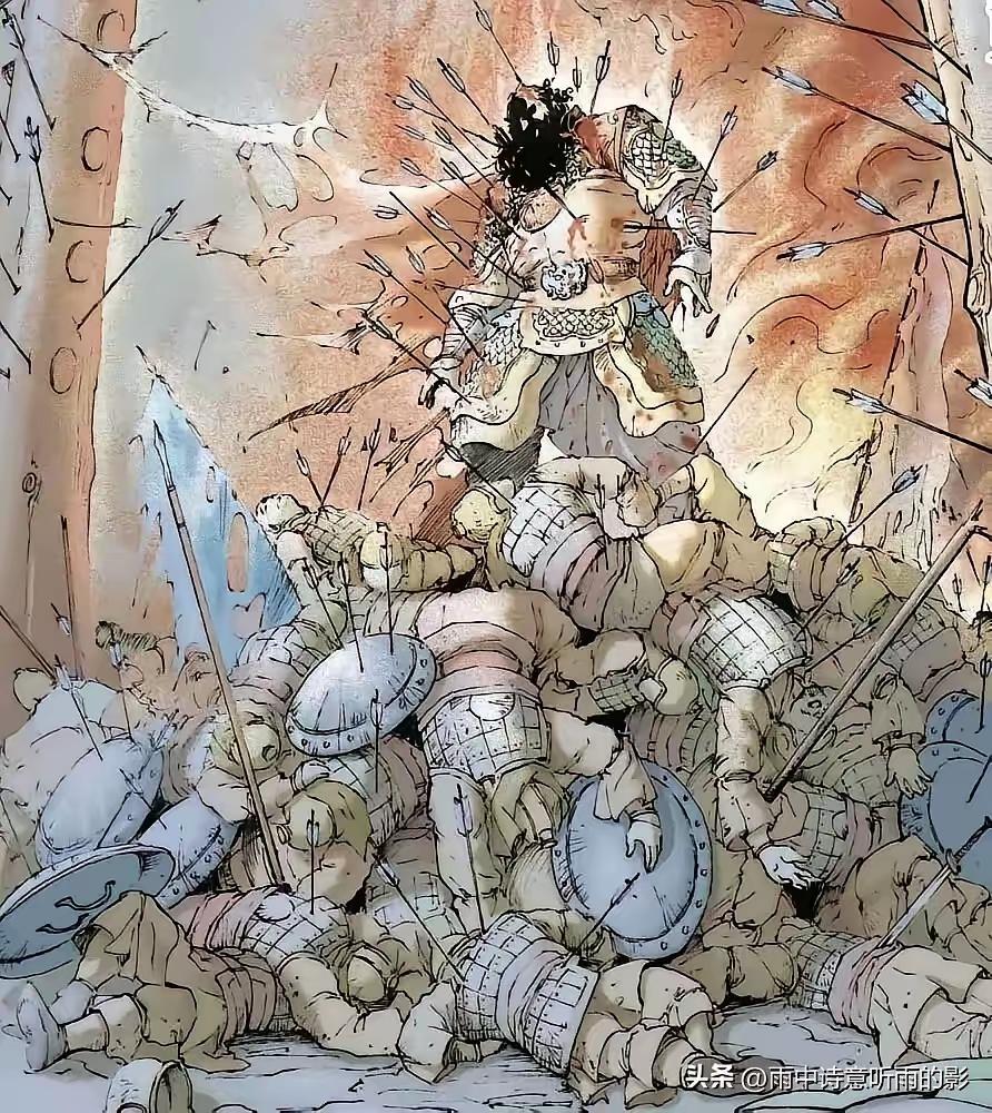 这个被箭射成刺猬的，
你知道是历史上的那位人物吗？