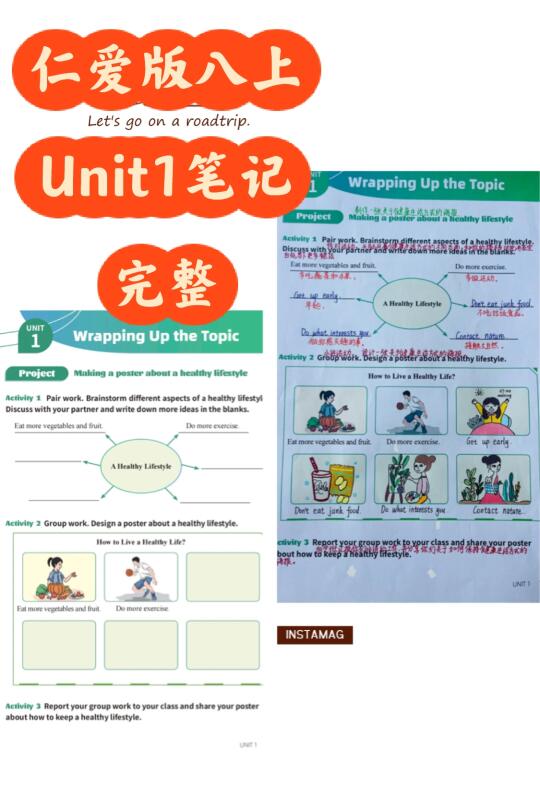 新仁爱版八年级英语上册Unit1笔记更完了