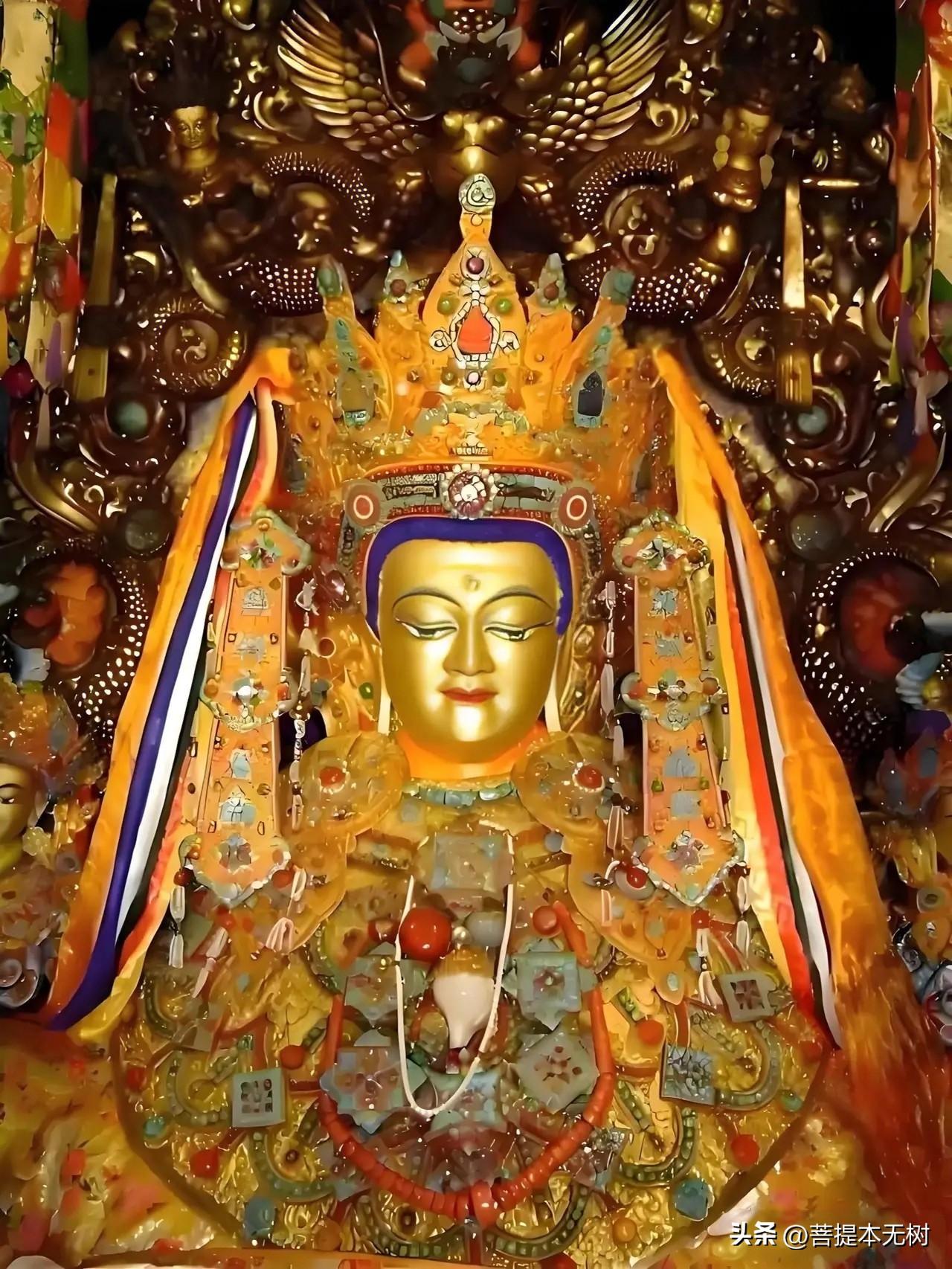 西安广仁寺｜藏经阁·释迦牟尼十二岁等身复刻觉沃佛
这是西安广仁寺藏经阁的镇寺之宝