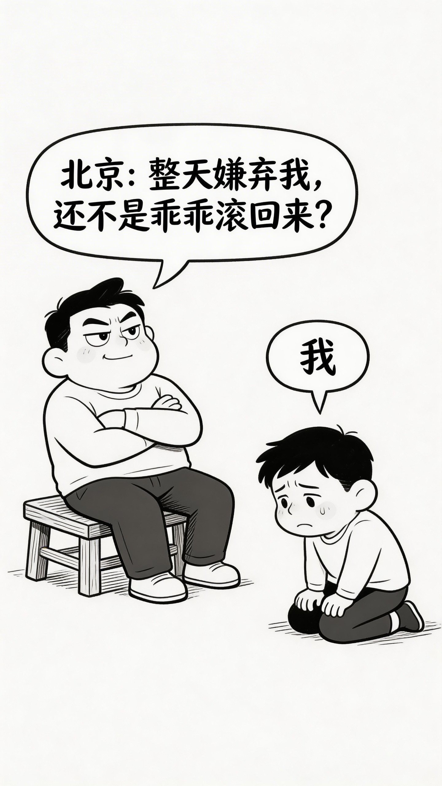 嗯，滚回来了 北京