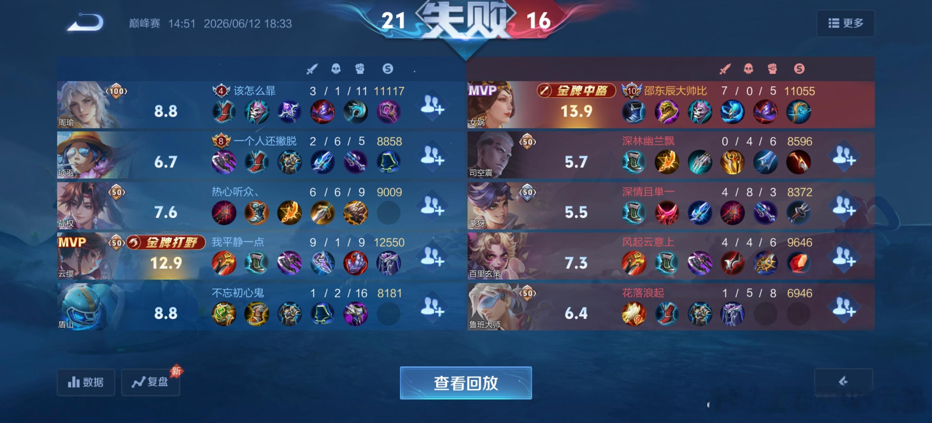 王者荣耀北笙 我是中单法王我不是蛆，我真的不是蛆