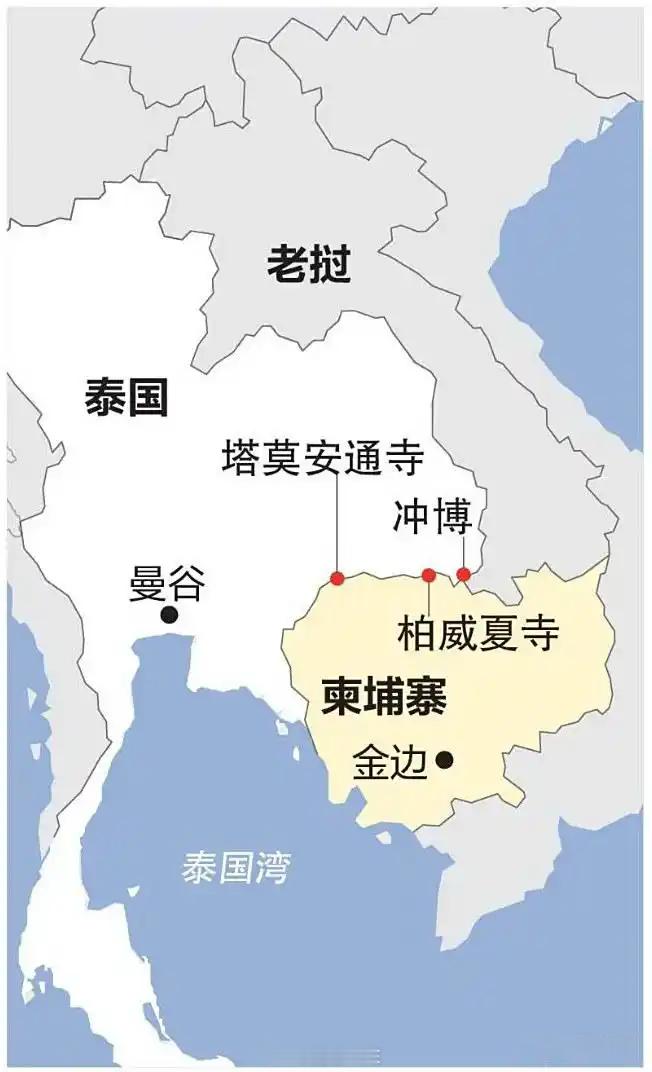 这次双方交火的地方，并不是帕威夏寺，而是塔莫安通寺，这是泰柬边境线上的另一个神庙