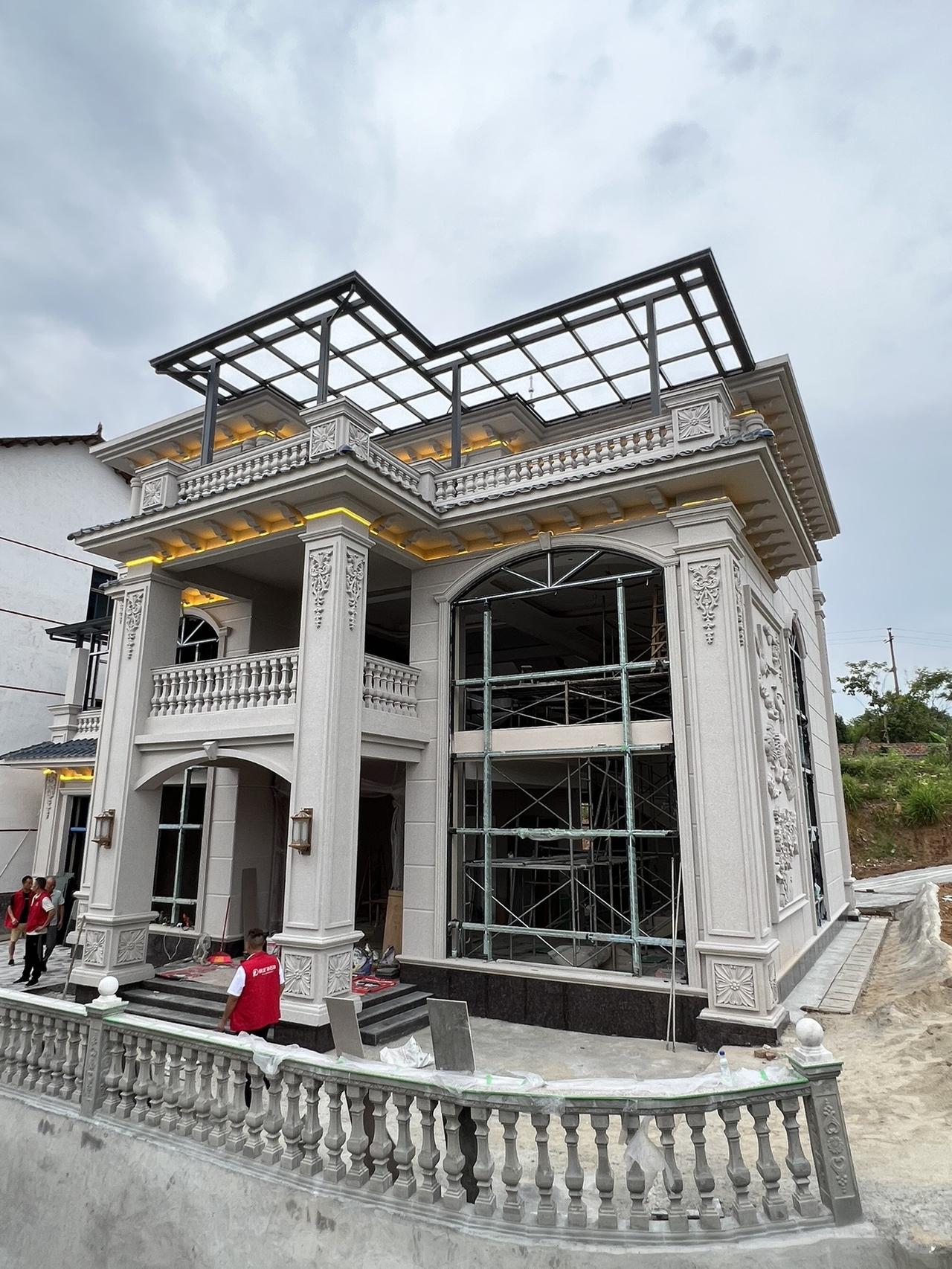 完工四面效果分享～
#农村自建房 #设计案例分享 #施工现场实拍 #自建房 #统