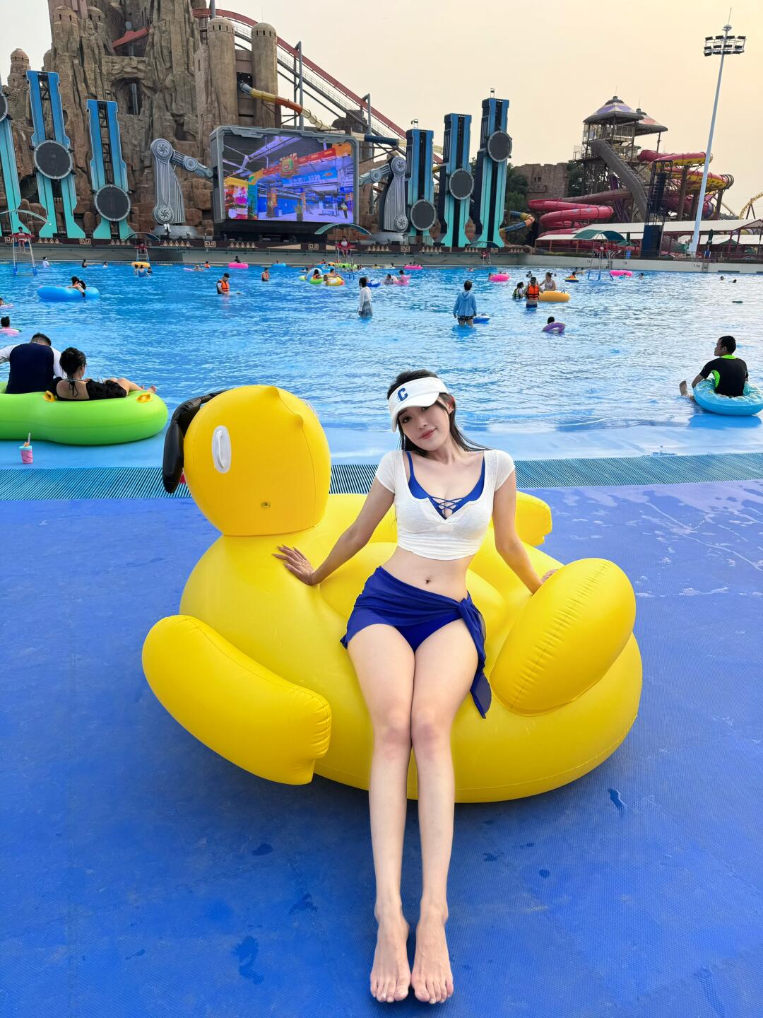 今儿玩水玩到了爽～💦
