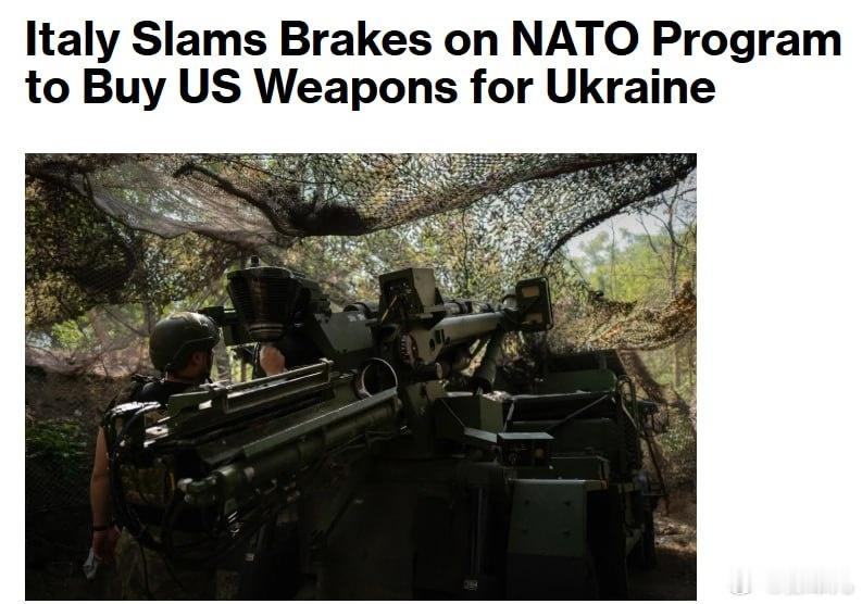 意大利停止为乌克兰采购美国武器——外交部长据彭博社报道，意大利外交部长安东尼奥·