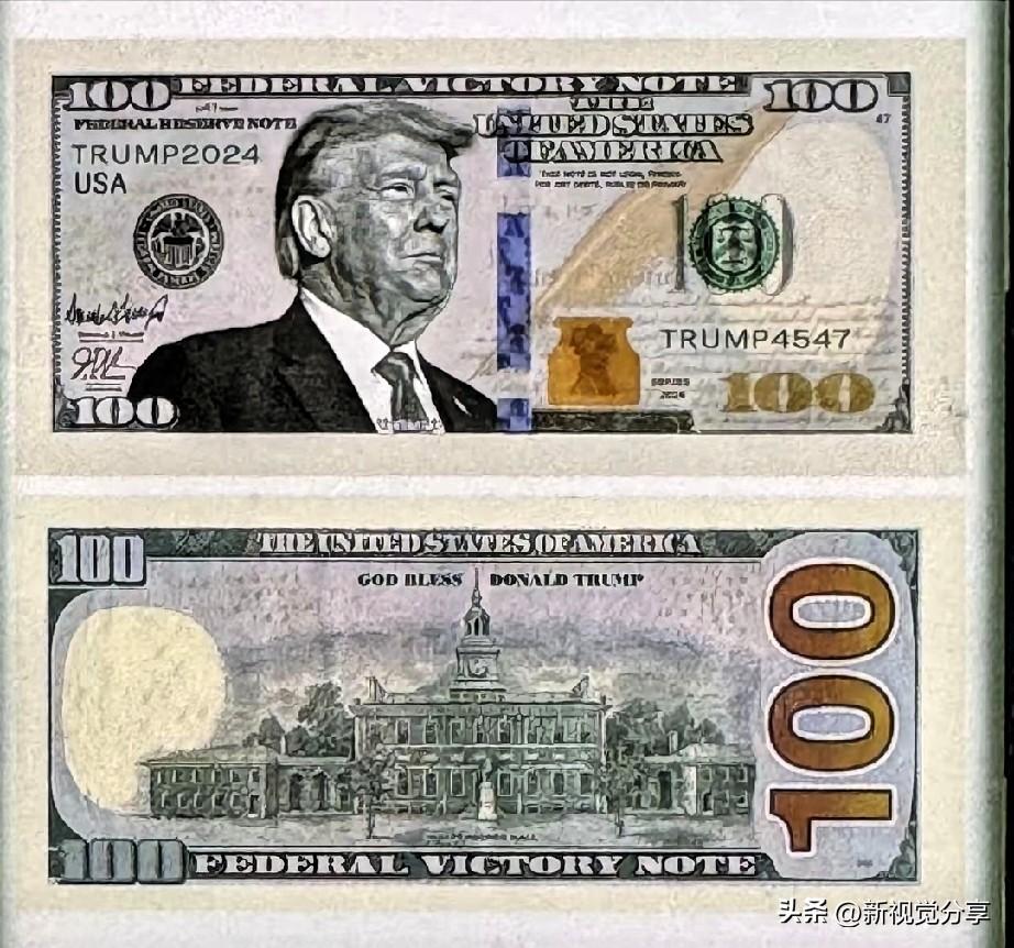 165年没人敢破的规矩，特朗普做到了！美元上要印现任总统名字。
这事是美国财政部