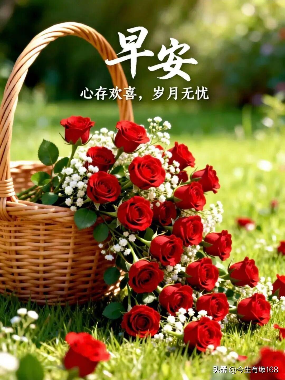 [福]周五清晨，喜乐相伴[福]

推窗揽尽朝阳，遥寄祝福送安康。迈步轻迎万般顺，