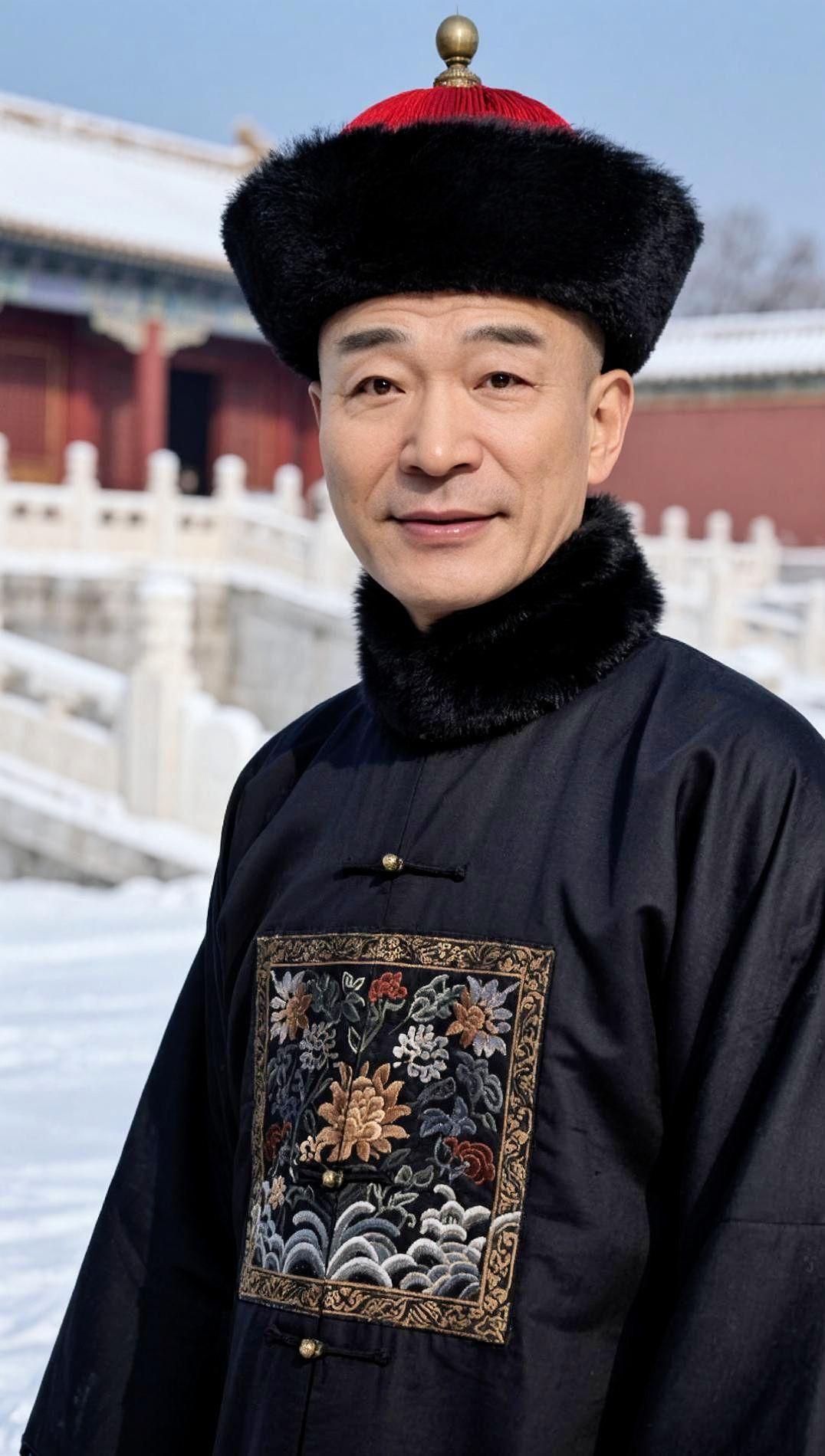 AI清宫雪景照 抖音ai创作