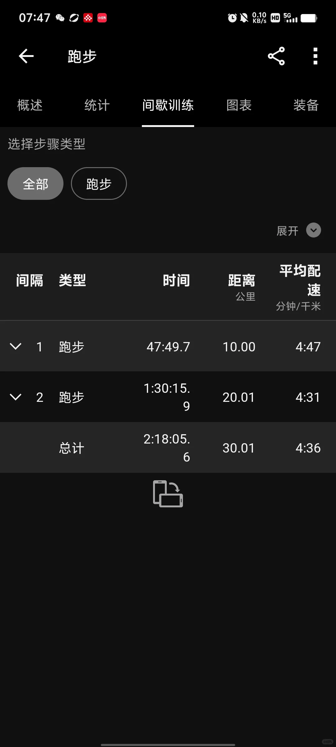 30km 节奏跑，配速 436， 轻松拿捏