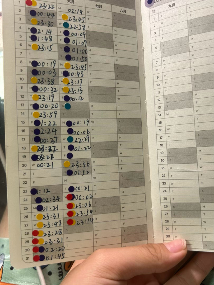 还有记录的必要吗 每天都在晚睡 