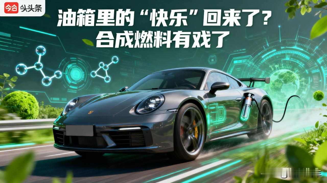 油箱里的“快乐”回来了？合成燃料有戏了

今天刷到一条新闻，说保时捷在合成燃料上