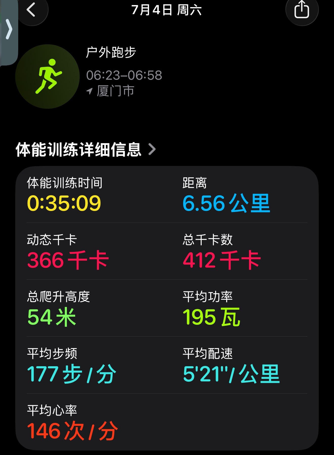 跑步即刻开跑 7447月第一场跑步，偷懒了几天，每天都有不一样的借口，今天虽然也