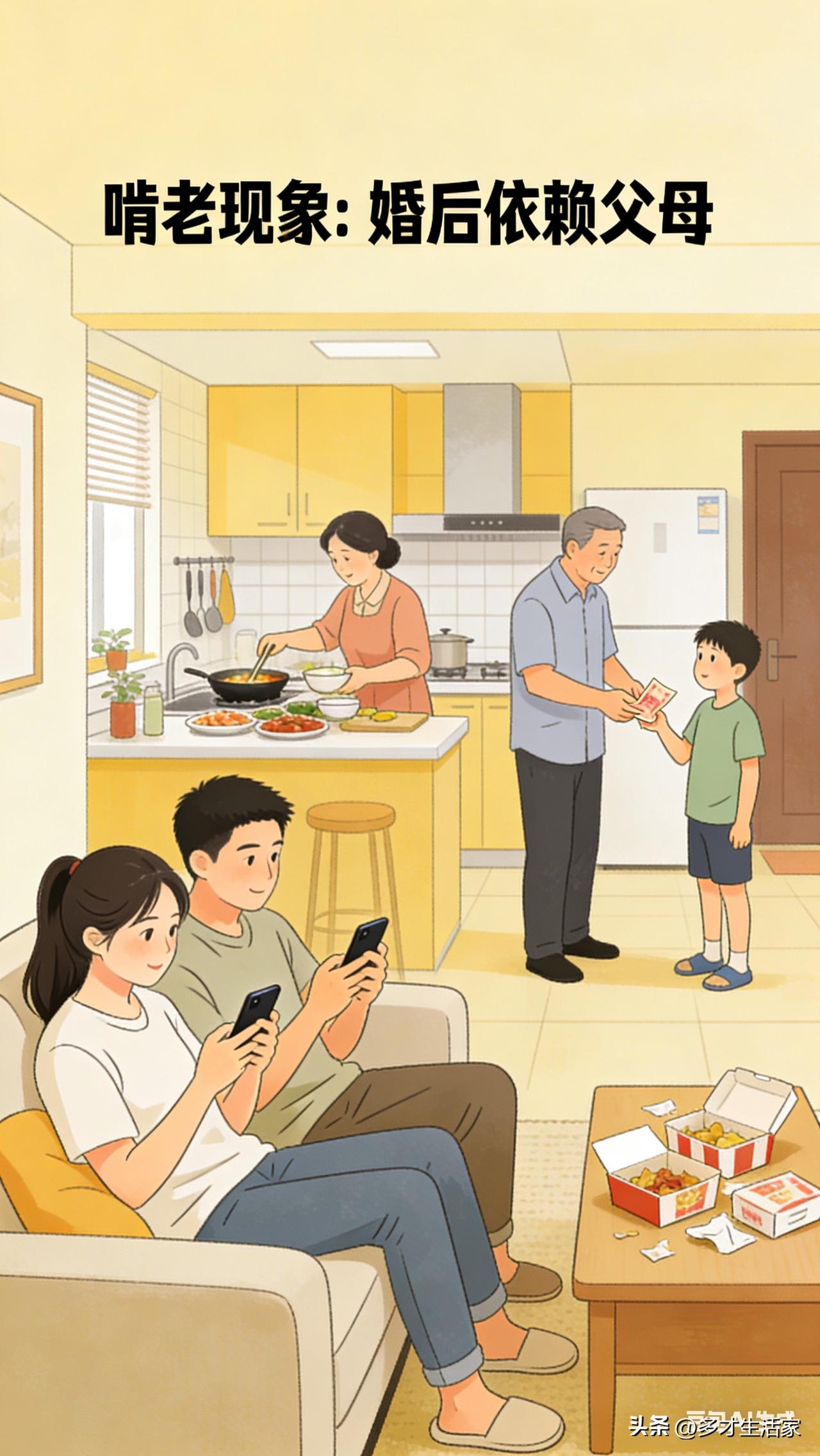 同事吐槽侄子：一边嫌我老古板，一边伸手要我兜底
 
早上跟同事唠嗑，他气得直拍桌