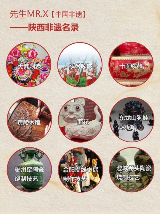 陕西非遗名录|宝藏大揭秘，太齐全啦！