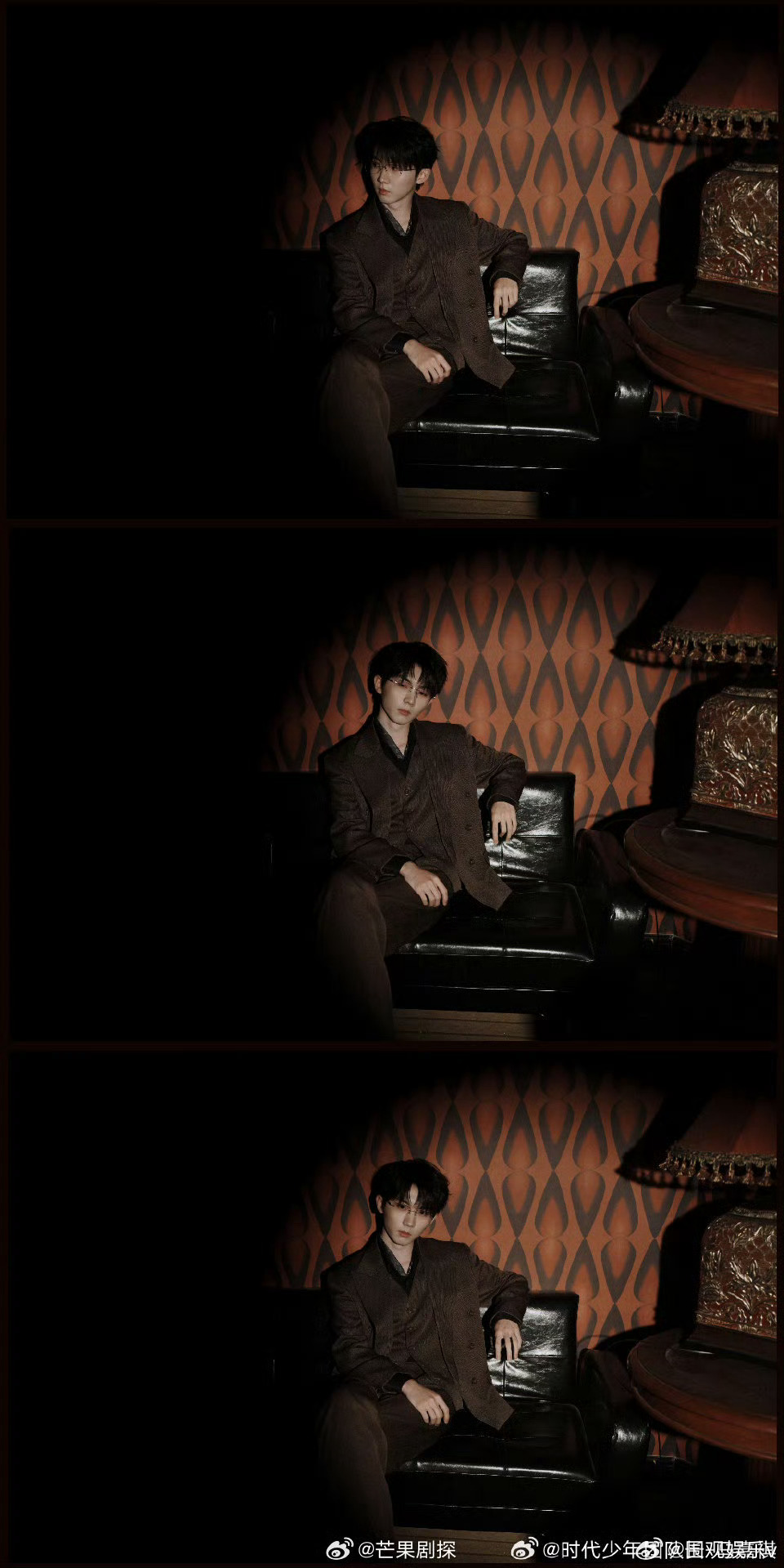 马嘉祺无框银丝眼镜马嘉祺斯文阴湿男 马嘉祺你扮起斯文败类也是毫不费力啊 