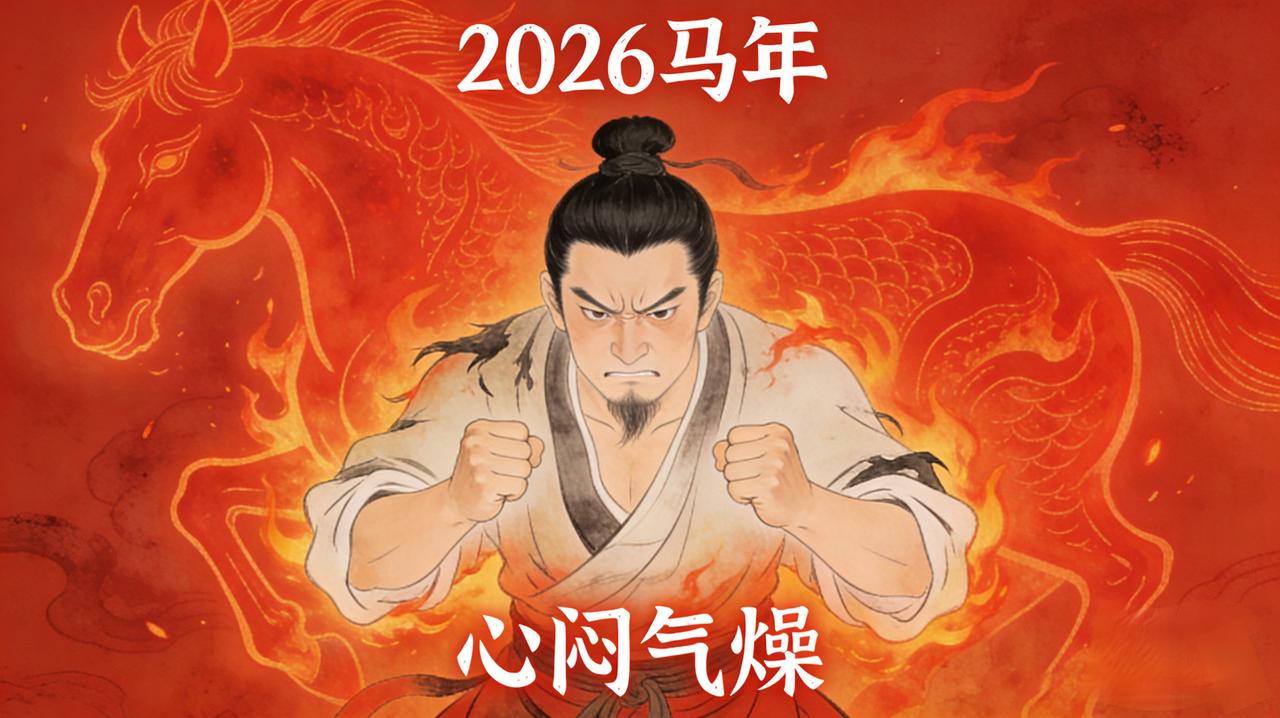 2026丙午马年让人觉得心闷气燥、爱发火，核心是双火叠加+君火司天+水火交克的年