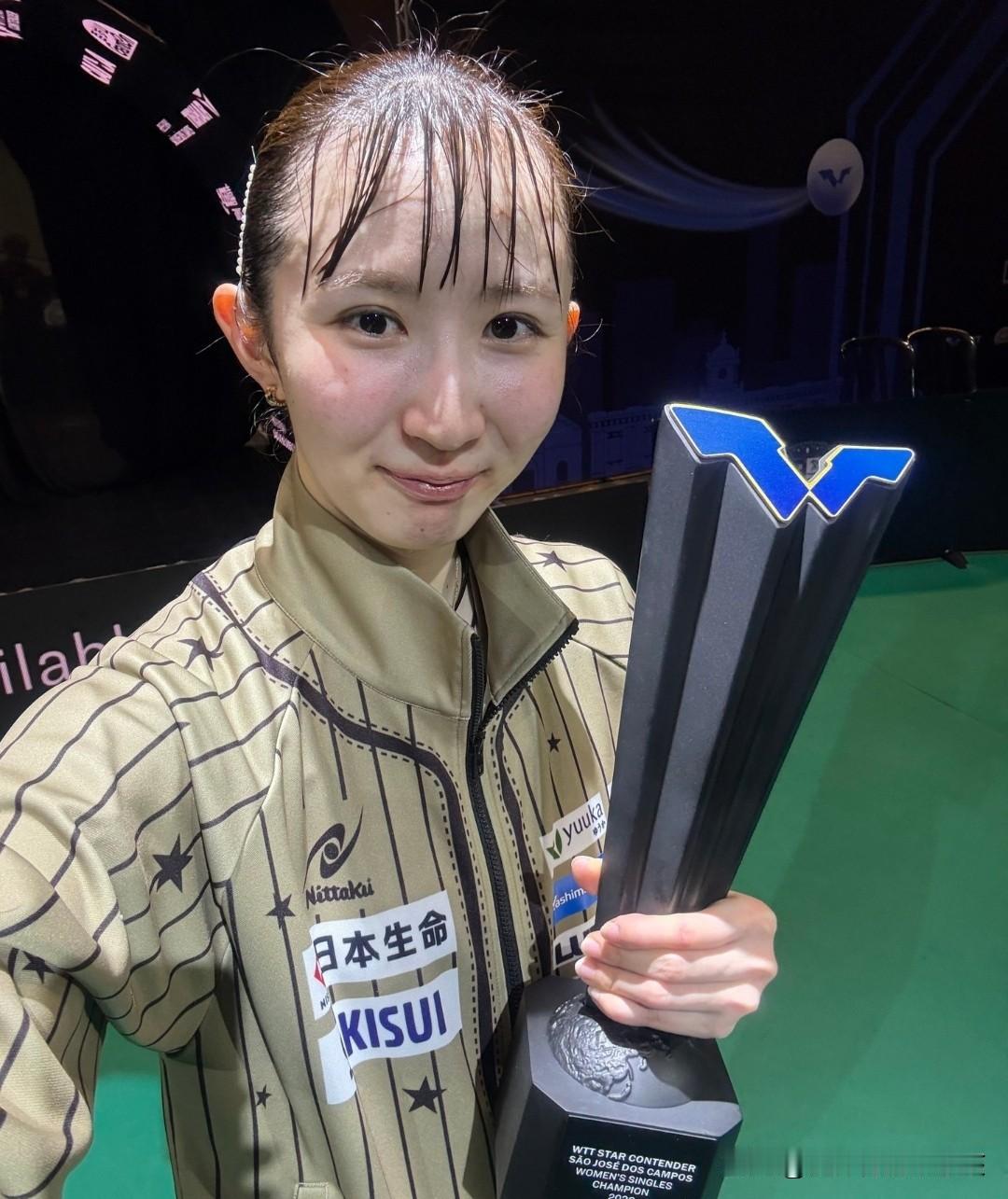 尽管队友张本美和在世界赛场上的竞争力不断提升，而且面对国乒主力球员的战绩也逐步向