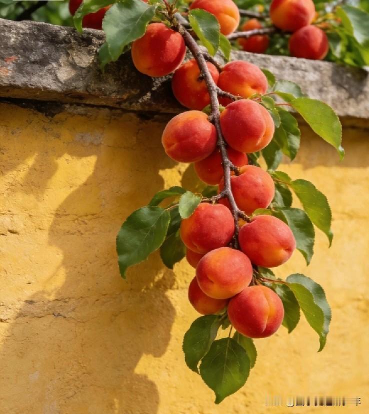 馋：
红杏出墙谁不馋，
垂涎欲滴口水咽。
多想摘下尝尝鲜，
养眼欣赏莫沾边。
社