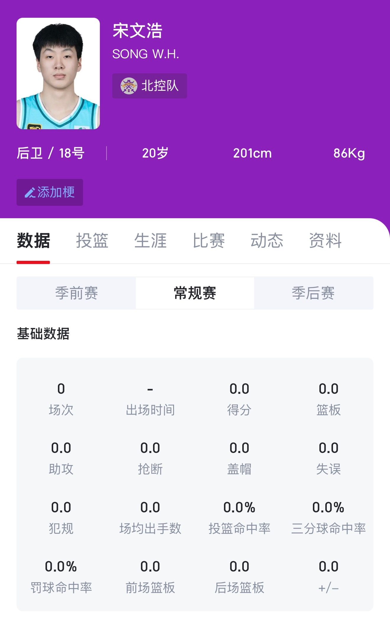 北控男篮与罗汉琛签约两年（含最后一年球队选项）。球队从休赛期至今分别引进：杜伯超