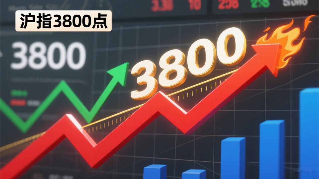 刚传来重磅消息：沪指强势突破 3800 点，直接创下 10 年新高！这行情看得人