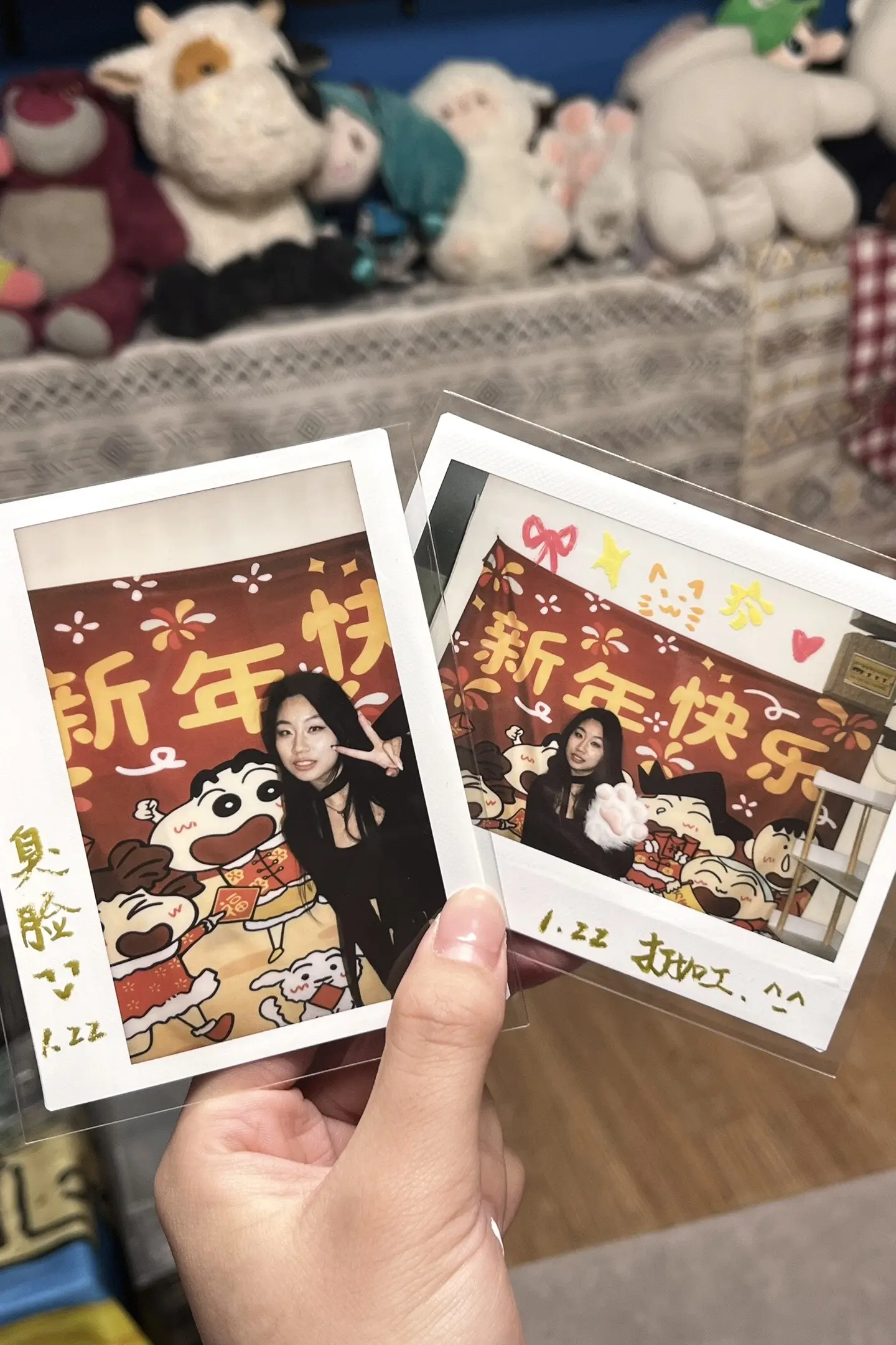 没更新的日子都在拍立得店打工