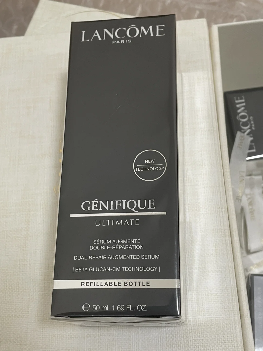 ➗兰蔻超修小黑瓶精华