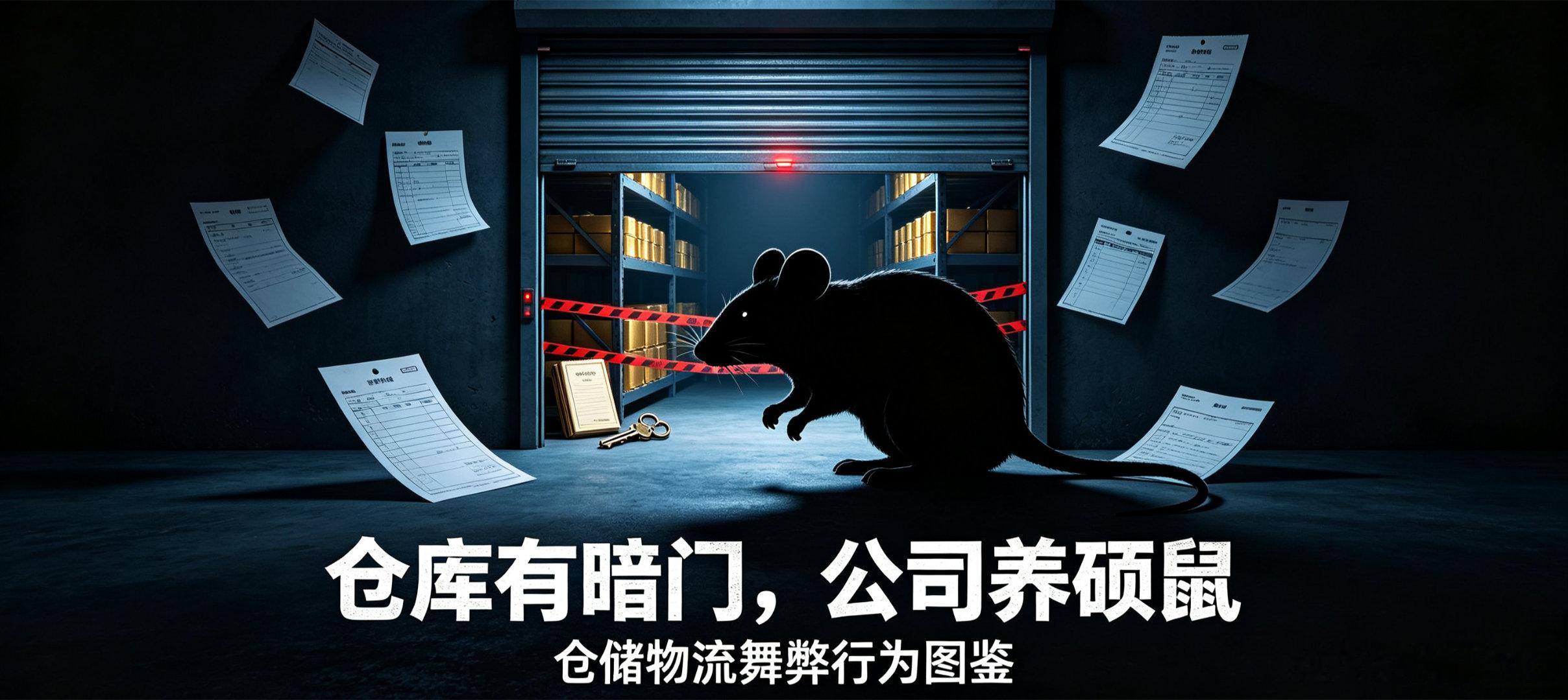 仓库有暗门，公司养硕鼠——仓储物流舞弊行为图鉴大家好，我是反舞弊老龚。上一讲我们
