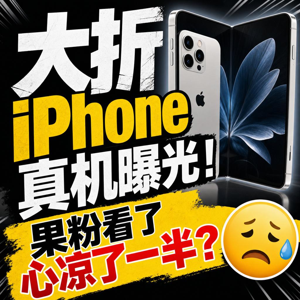 大折iPhone真机曝光！果粉看了心凉了一半？
大折iPhone的真机谍照刚一流