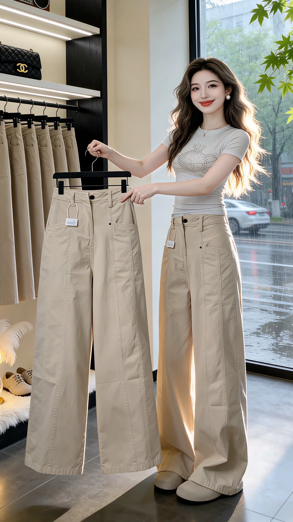 显瘦显高显腿长裤子 百搭神裤人手一条 一眼就心动的夏季穿搭 多巴胺女孩...