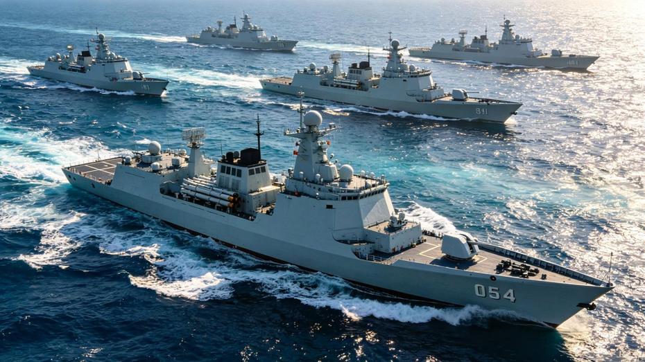 嘿，各位老铁，今天咱聊个热乎的！解放军133号舰编队最近干了一件大事——穿越了横