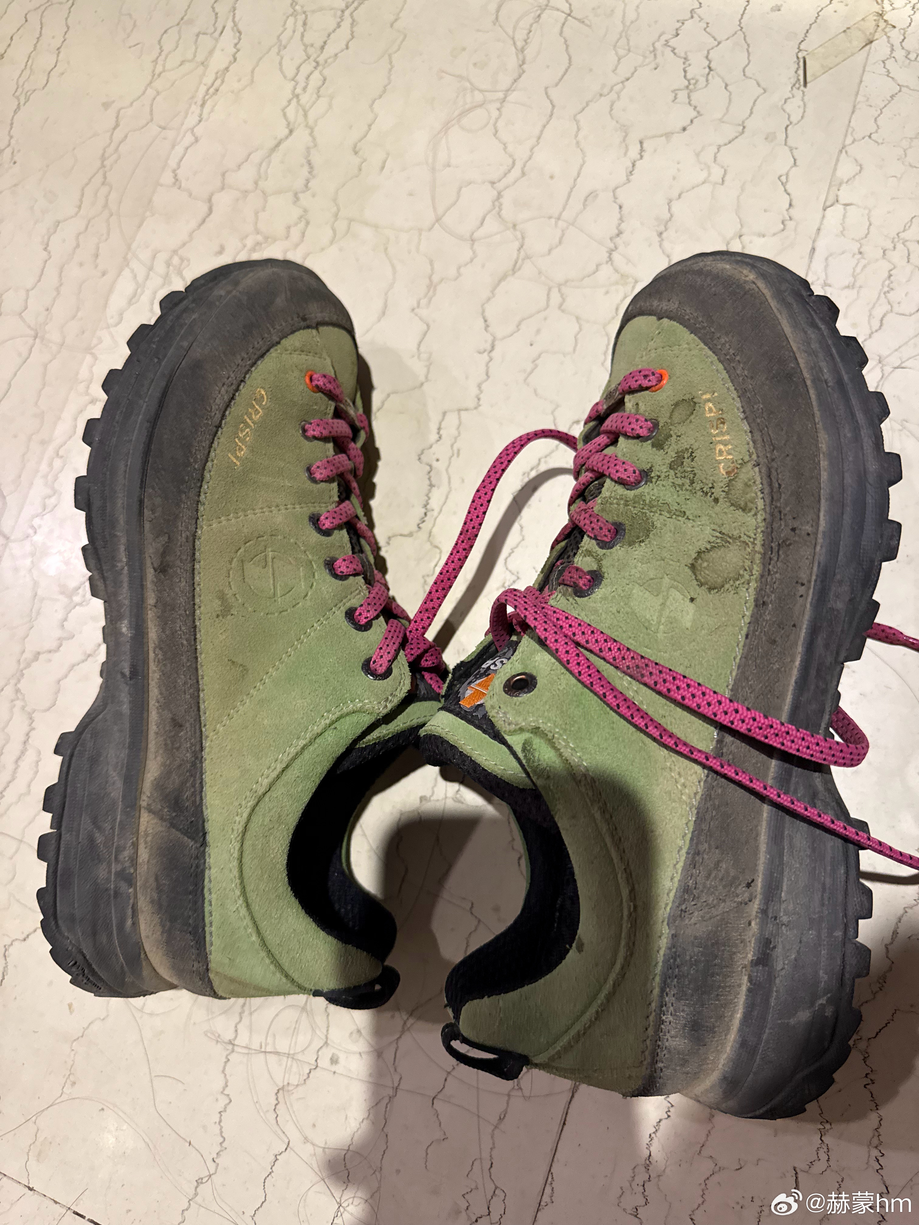 crispi  终于洗去了西藏的泥土，小绿鞋清洁套装安利一下👍🏻 