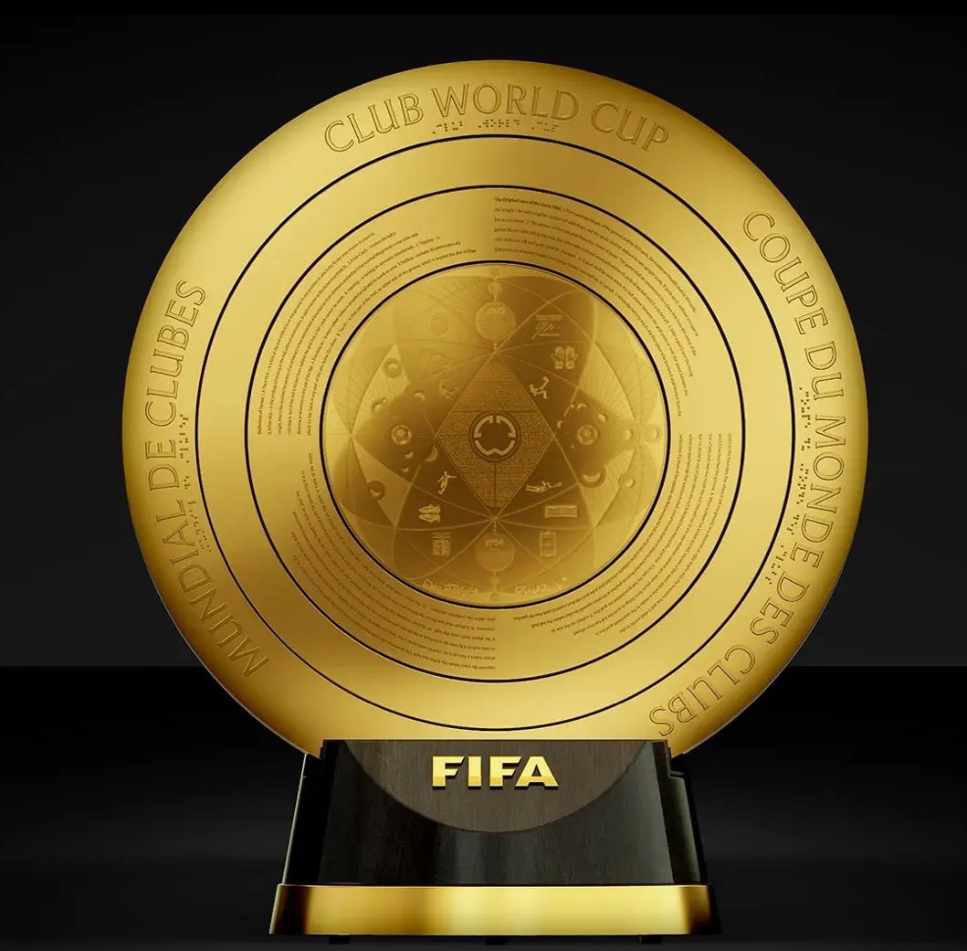 国际足联揭晓新俱乐部世界杯奖杯。 🏆🌍 