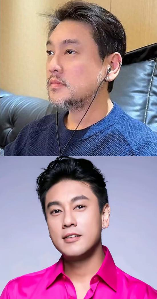 46岁的朱孝天直播露面，

满脸胡子造型让网友直呼认不出！

朱孝天最近开直播，