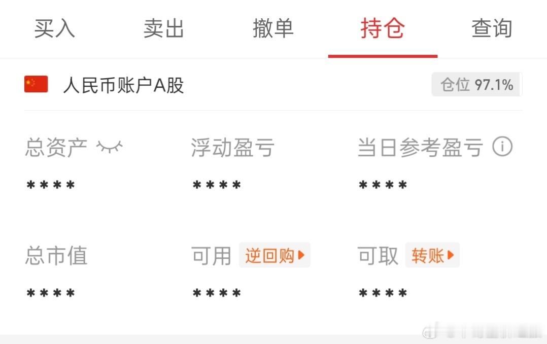股票空仓了3天，今天上仓位了 ​​​