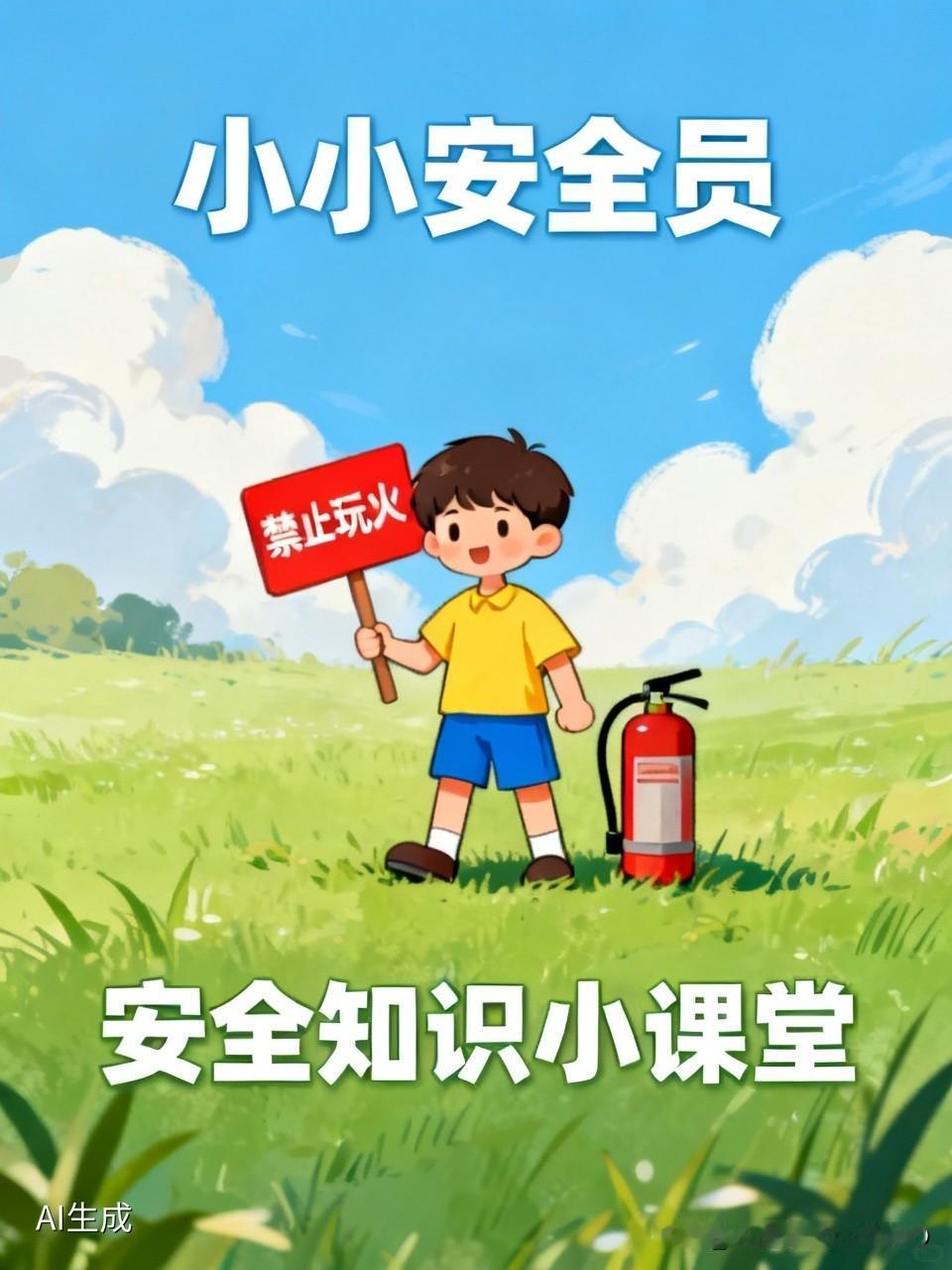 小朋友变身小小安全员，提醒大家不能玩打火机，着火不能坐电梯，安全意识满满，童真又