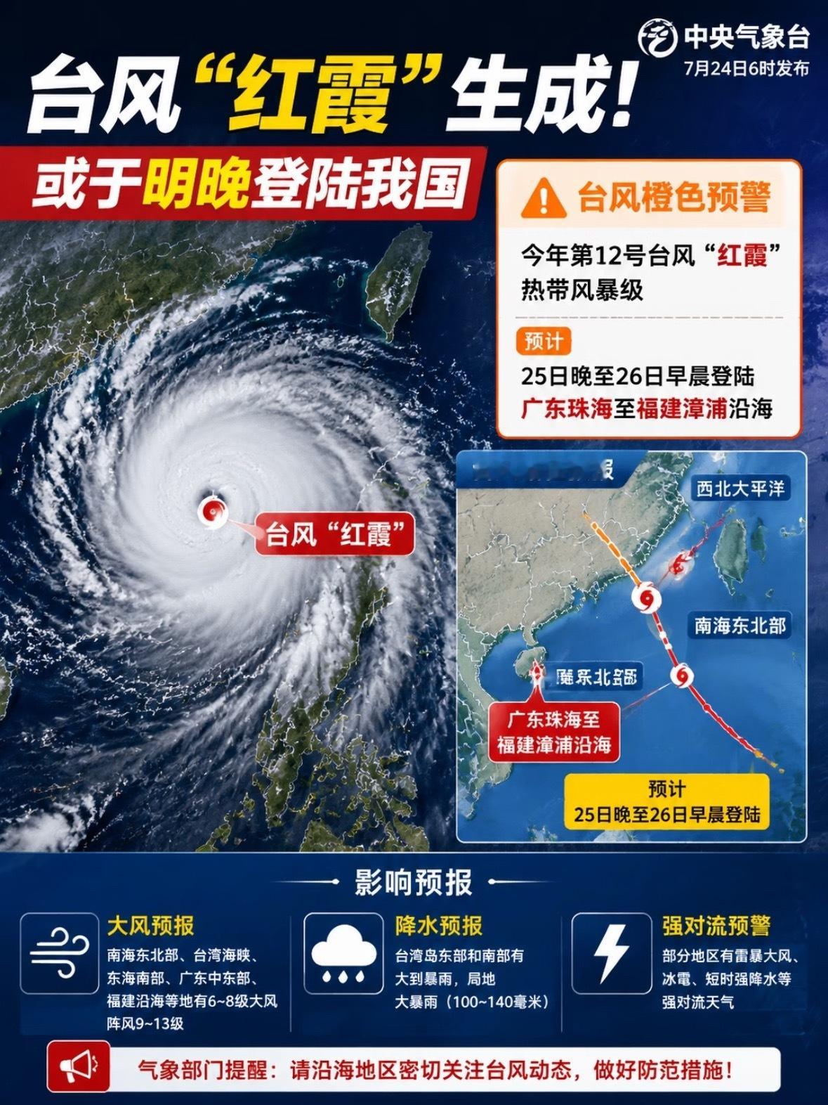 台风红霞台风广东台风 受红霞影响，今天下午就已经非常闷热了，明后两天最高33℃+