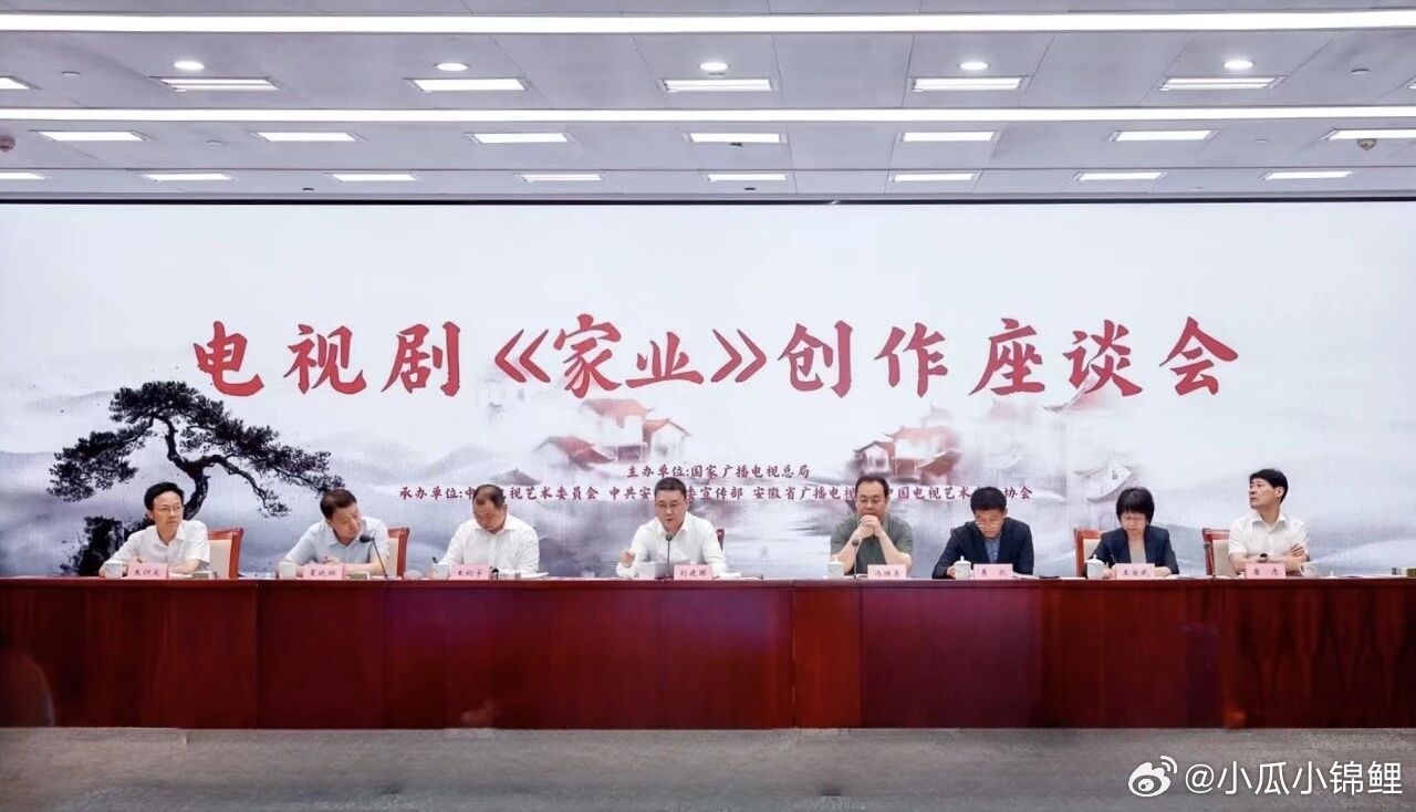 7月14日，国家广播电视总局举办电视剧《家业》创作座谈会。 会议提及深刻总结电视