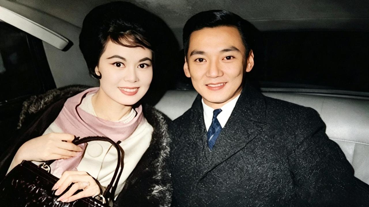 这对高颜值夫妻正是当年名震港澳的龙绳勋与林黛。龙绳勋是龙云第五子，林黛是程思远之