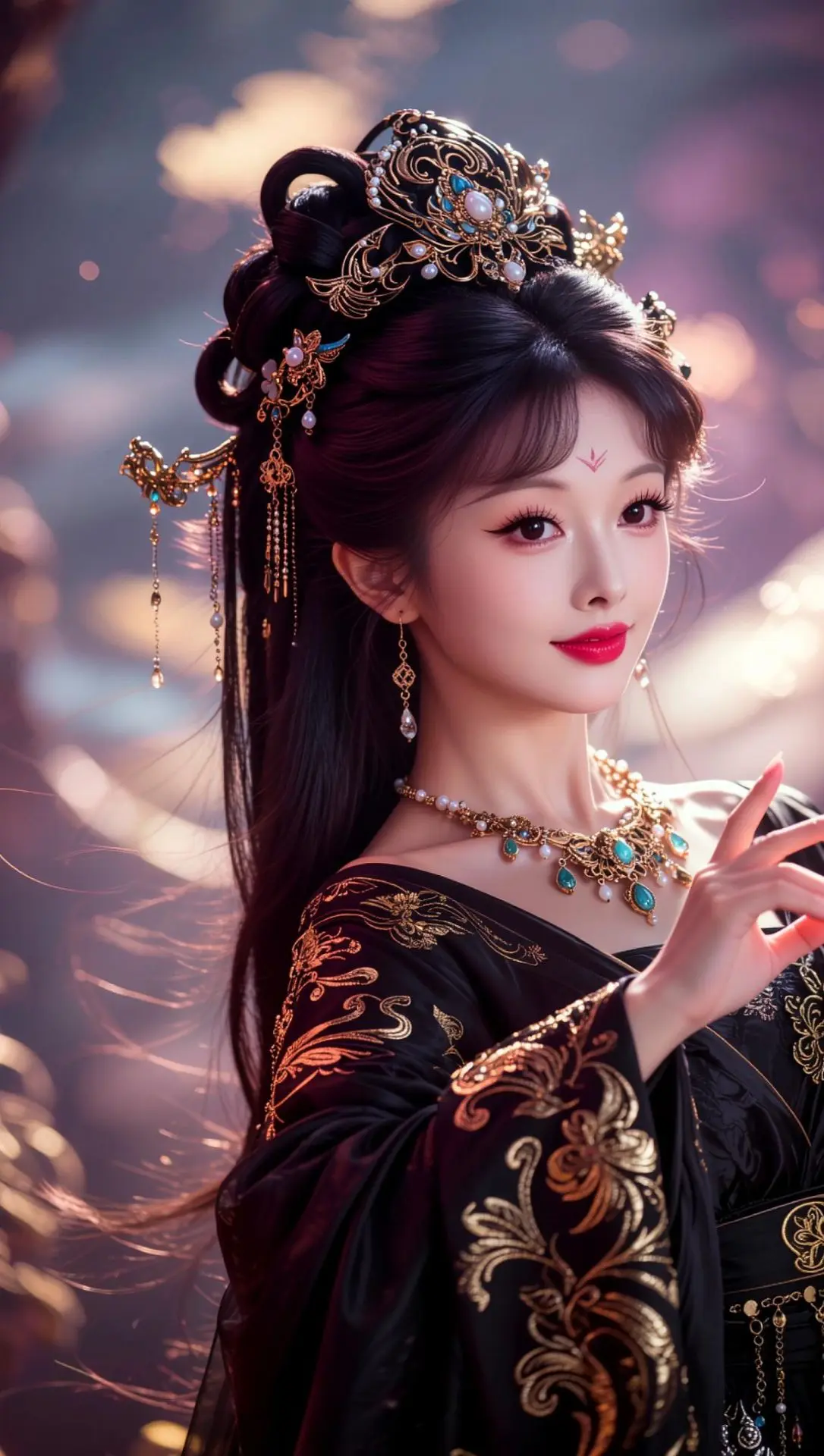 AI复古胶片写真 ai创作 ai仙姿神女影 ai古风美人写真模板 ai上古神女