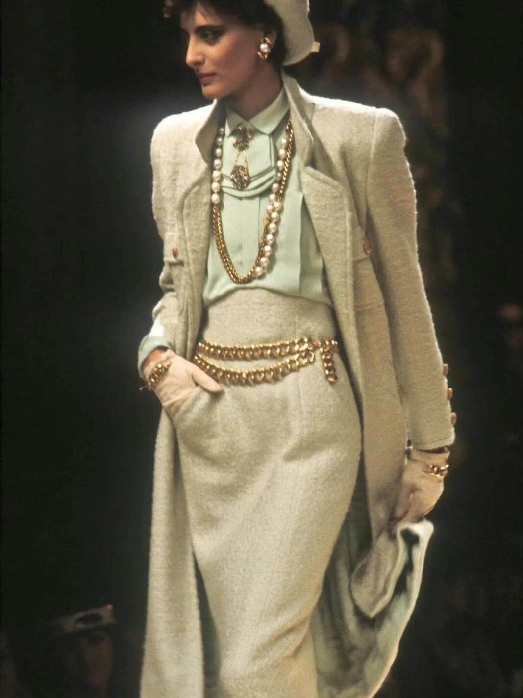 CHANEL 1984FW高定经典优雅的人间香奈儿早古系列-该系列展现了Chan