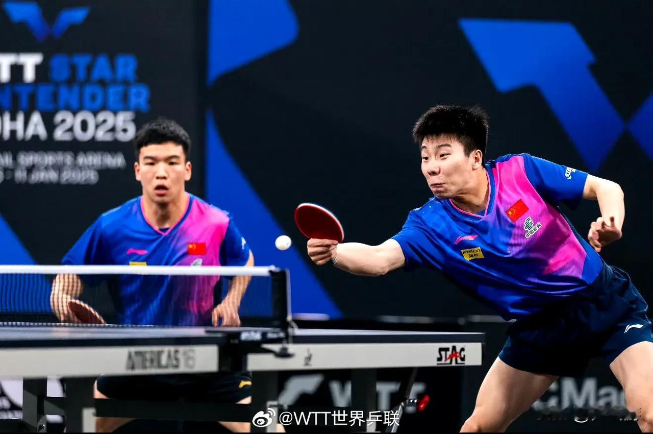 【🏓国乒赛事•3对组合闯入四强】国乒3对组合闯入多哈站WTT球星挑战赛男双、女