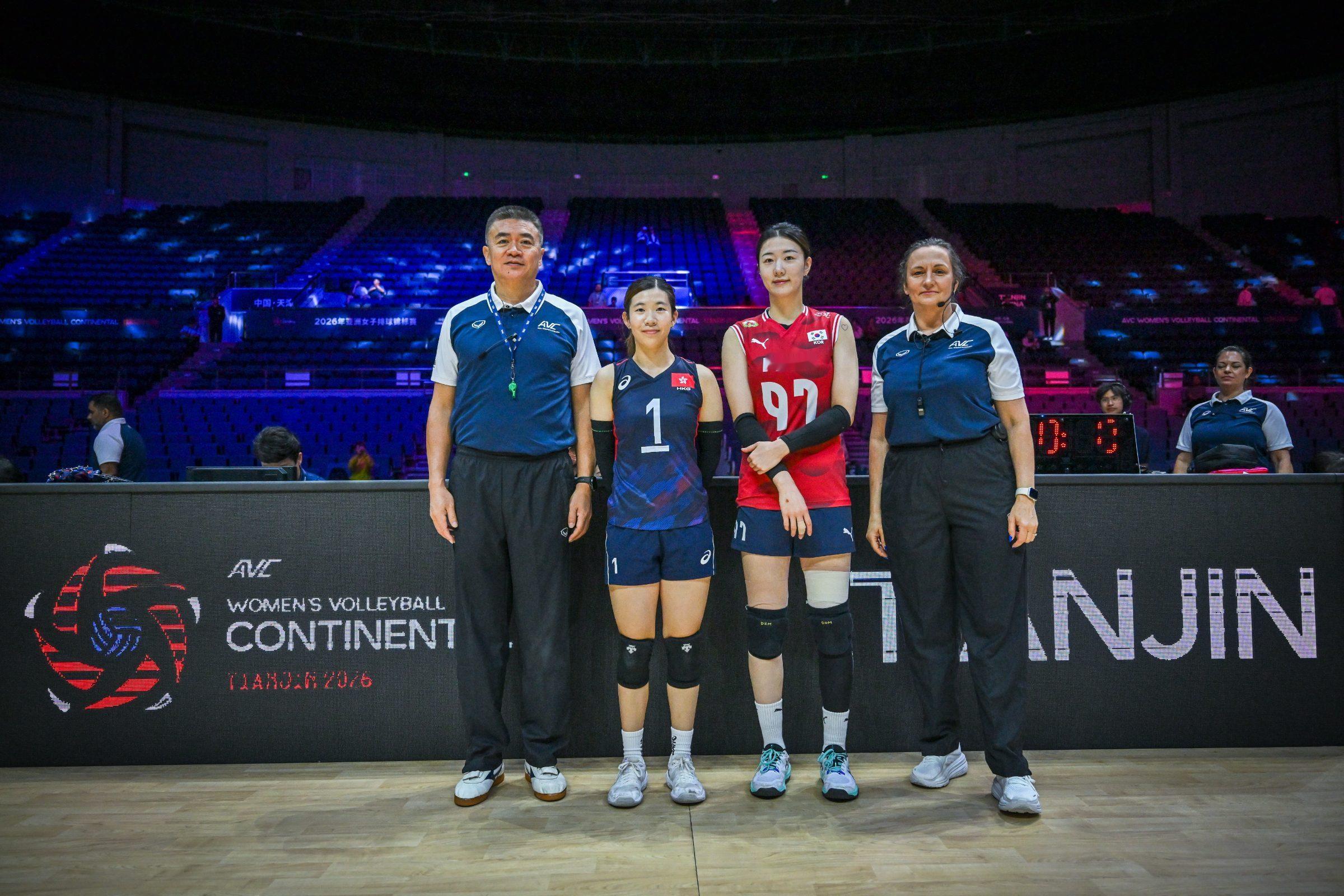 -【2026年女排亚锦赛小组赛-C组】韩国🇰🇷3-1中国🇨🇳香港，2胜1
