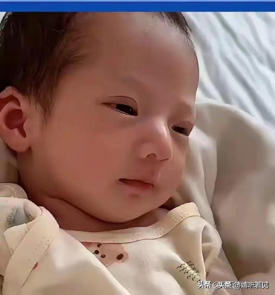 哎呦喂，汪小菲二公子汪宝儿的睁眼照来啦！
汪宝儿有着一副颇为成熟的小正太模样，鼻