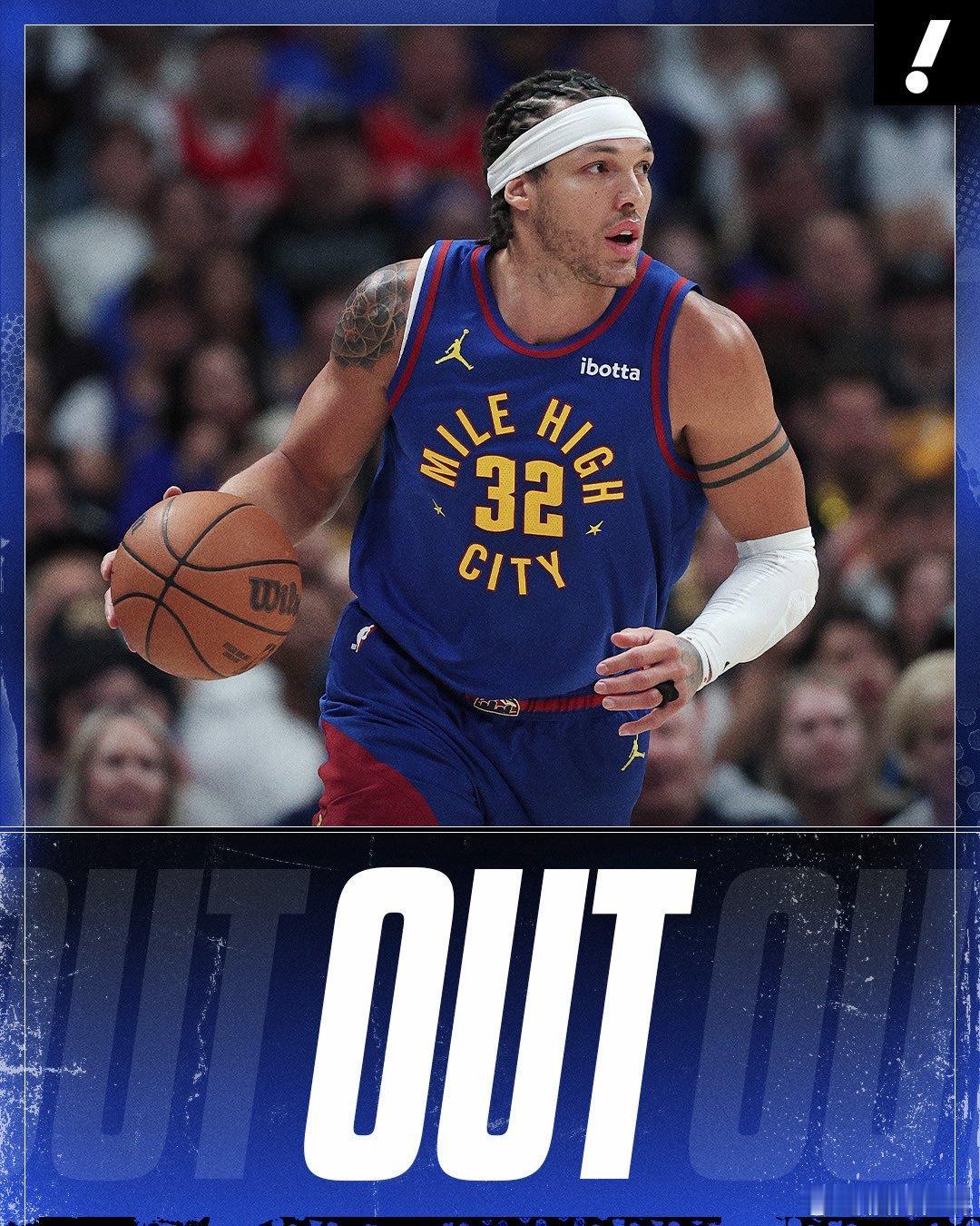 森林狼vs掘金戈登因小腿伤势，将缺席与森林狼的G3。戈登的缺阵，不仅会使得掘金缺