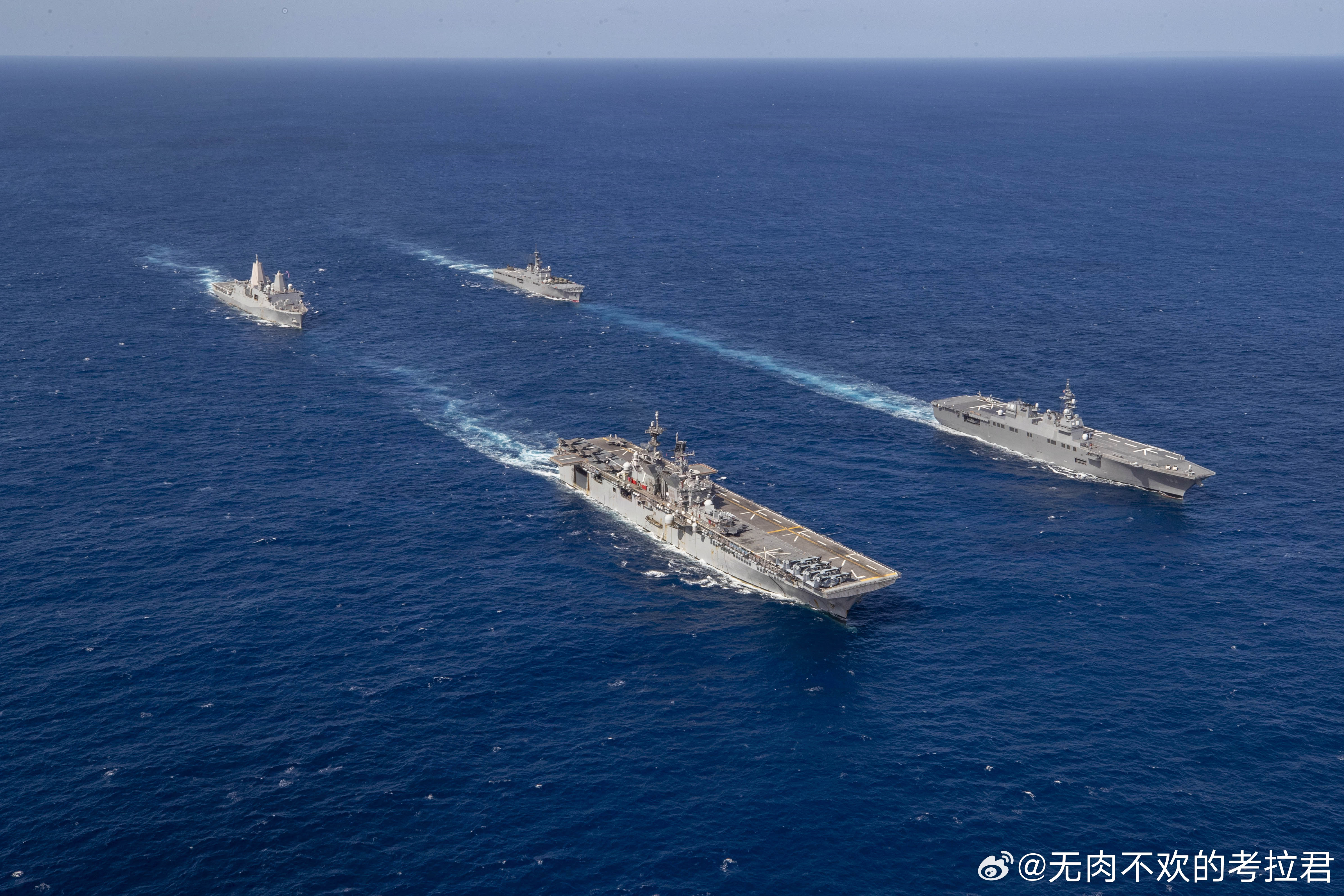 2026年3月1日， USS Tripoli (LHA 7)两栖戒备群在第7舰队